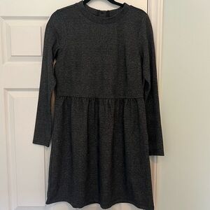 Dark Gray Long Sleeve LOFT Dress